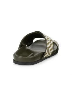 Manolo Blahnik Chiltern Woven Criss-Cross Slides For Men -Kiki shop online unnamed file 1010