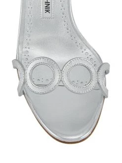Manolo Blahnik Kamistra 70 Metallic Leather Sandals -Kiki shop online unnamed file 1035