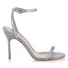 Manolo Blahnik Crinastra 105 Embellished Satin Ankle-Strap Sandals