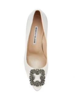 Manolo Blahnik Hangisi 105 Embellished Satin Pumps -Kiki shop online unnamed file 1161