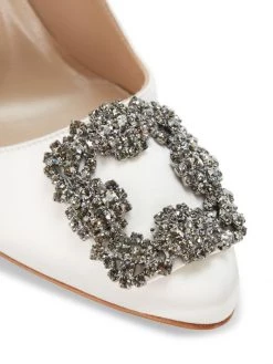 Manolo Blahnik Hangisi 105 Embellished Satin Pumps -Kiki shop online unnamed file 1162