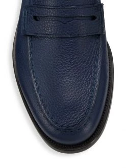 Manolo Blahnik Perry Leather Penny Loafers For Men -Kiki shop online unnamed file 1166