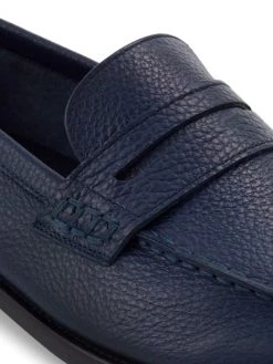 Manolo Blahnik Perry Leather Penny Loafers For Men -Kiki shop online unnamed file 1168