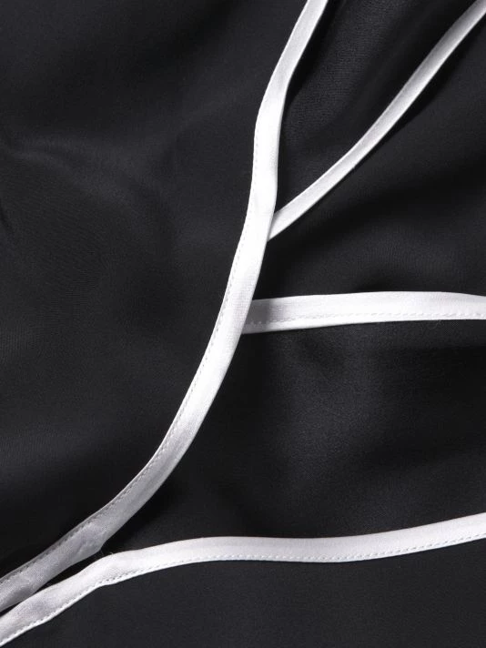 Kiki De Montparnasse Silk V-Neck Minidress 8 Kiki De Montparnasse Silk V-Neck Minidress - Image 6