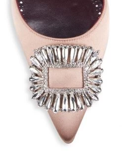 Manolo Blahnik Scapetamu 70 Crystal-Embellished Colorblocked Satin Mules -Kiki shop online unnamed file 1197