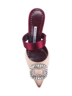 Manolo Blahnik Scapetamu 70 Crystal-Embellished Colorblocked Satin Mules -Kiki shop online unnamed file 1198