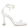 Manolo Blahnik Charona 105 Faux-Pearl Embellished Sandals