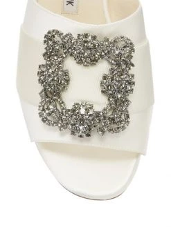 Manolo Blahnik Martanew 50 Embellished Satin Mules Light Cream -Kiki shop online unnamed file 1209