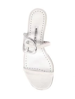 Manolo Blahnik Piedad Suede Slide Sandals -Kiki shop online unnamed file 1278