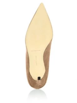 Manolo Blahnik BB 105 Suede Pumps Beige -Kiki shop online unnamed file 1291