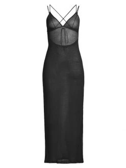 Kiki De Montparnasse In Time Rib-Knit Lounge Slip Dress