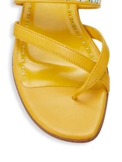 Manolo Blahnik Susa Floral Leather Sandals -Kiki shop online unnamed file 1357