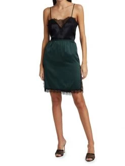 Kiki De Montparnasse Lace-Inset Slip Skirt 15 Kiki De Montparnasse Lace-Inset Slip Skirt -Kiki shop online unnamed file 226