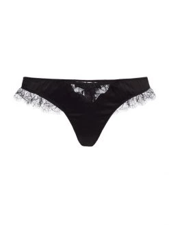 Kiki De Montparnasse Lace Inset Thong Ballet Champagne -Kiki shop online unnamed file 289