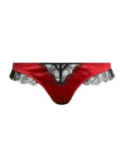 Kiki De Montparnasse Lace Inset Thong Ballet Champagne -Kiki shop online unnamed file 292
