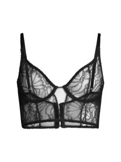 Kiki De Montparnasse Marguerite Longline Lace Bra