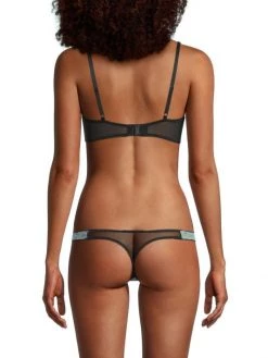 Kiki De Montparnasse Mint Paisley Demi Bra -Kiki shop online unnamed file 453