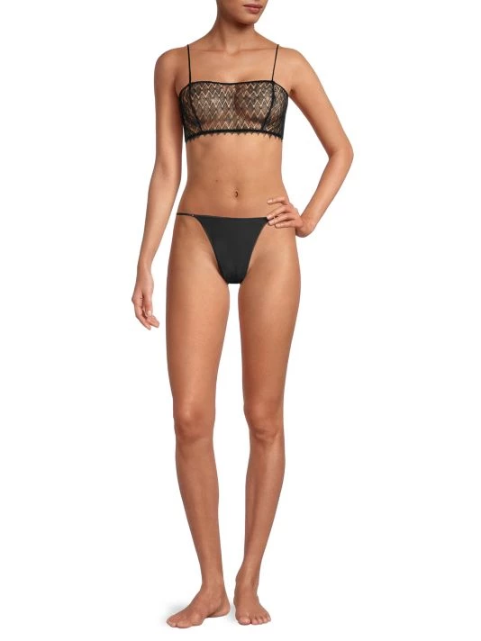 Kiki De Montparnasse Diamond Lace Bandeau 4 Kiki De Montparnasse Diamond Lace Bandeau - Image 2