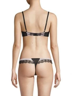 Kiki De Montparnasse Lace Inset Balconette Bra Forest -Kiki shop online unnamed file 53