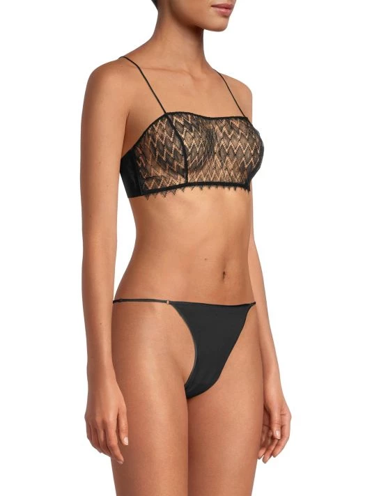 Kiki De Montparnasse Diamond Lace Bandeau 6 Kiki De Montparnasse Diamond Lace Bandeau - Image 4