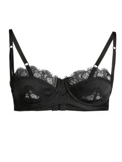 Kiki De Montparnasse Lace Inset Balconette Bra Forest -Kiki shop online unnamed file 55