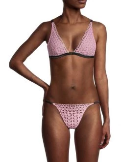 Kiki De Montparnasse Tricot Lace Plunge Bra -Kiki shop online unnamed file 578