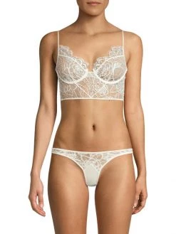 Kiki De Montparnasse Coquette Lace Longline Bra Framboise -Kiki shop online unnamed file 589