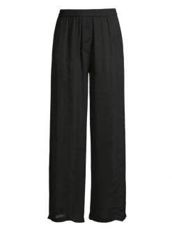 Kiki De Montparnasse Georgette Silk Boxer Pants Black -Kiki shop online unnamed file 6