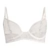 Kiki De Montparnasse Striped Lace Demi Bra