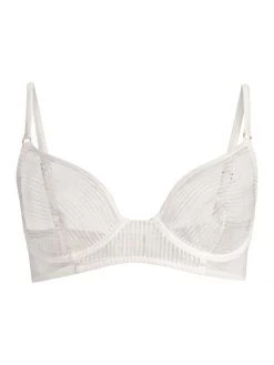 Kiki De Montparnasse Striped Lace Demi Bra