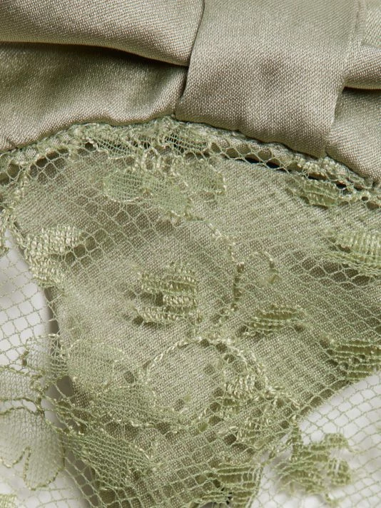 Kiki De Montparnasse Cecile Satin & Lace Thong 8 Kiki De Montparnasse Cecile Satin & Lace Thong - Image 6