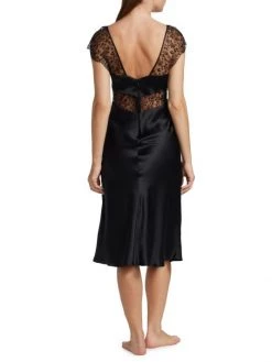 Kiki De Montparnasse Cecile Satin & Lace Slipdress -Kiki shop online unnamed file 753