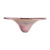 Kiki De Montparnasse Lace-Trim Charmeuse Thong Fuschia -Kiki shop online unnamed file 767