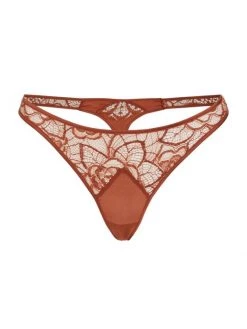 Kiki De Montparnasse Coquette Lace Thong Framboise -Kiki shop online unnamed file 842