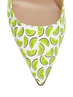 Manolo Blahnik BB 105 Lime-Print Pumps -Kiki shop online unnamed file 917