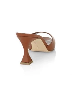 Manolo Blahnik Jadarona 70 Leather Mules -Kiki shop online unnamed file 928