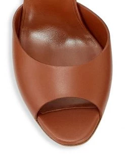 Manolo Blahnik Jadarona 70 Leather Mules -Kiki shop online unnamed file 929