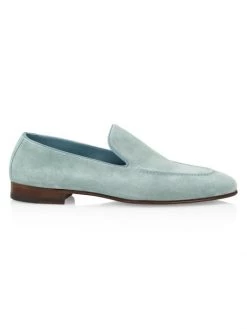 Manolo Blahnik Truro Suede Loafers For Men