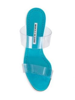 Manolo Blahnik Scolto 90 PVC Mules -Kiki shop online unnamed file 948