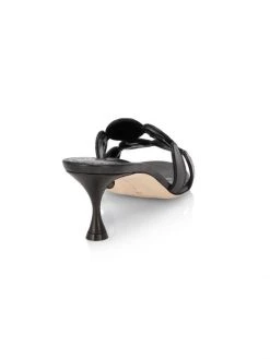Manolo Blahnik Haribalmu 55 Leather Mules -Kiki shop online unnamed file 972